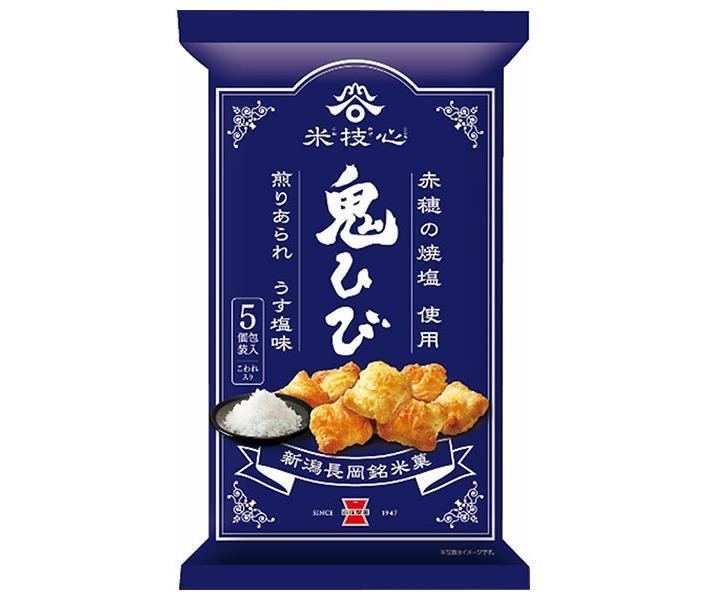 【送料無料 メーカー/問屋直送品 代引不可】岩塚製菓 鬼ひび うす塩味 116g×12袋入｜ お菓子 おつまみ せんべい 袋 あられ うすしお うす塩