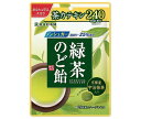 【送料無料・メーカー/問屋直送品・代引不可】扇雀飴本舗 緑茶のど飴 80g×10袋入｜ 菓子 飴 のど飴 緑茶 ノンシュガー