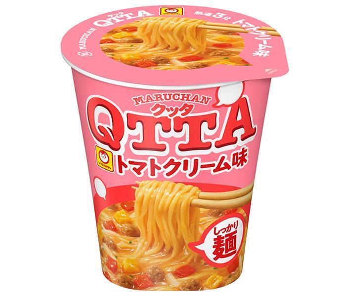 東洋水産 MARUCHAN QTTA(マルチャン クッタ) トマトクリーム味 84g×12個入｜ 送料無料 インスタント カップ麺 インスタントラーメン トマトラーメン