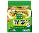 東洋水産 マルちゃん 素材のチカラ 野菜スープ (6g×5食)×6袋入｜ 送料無料 スープ レトルト フリーズドライ スープ 即席スープ