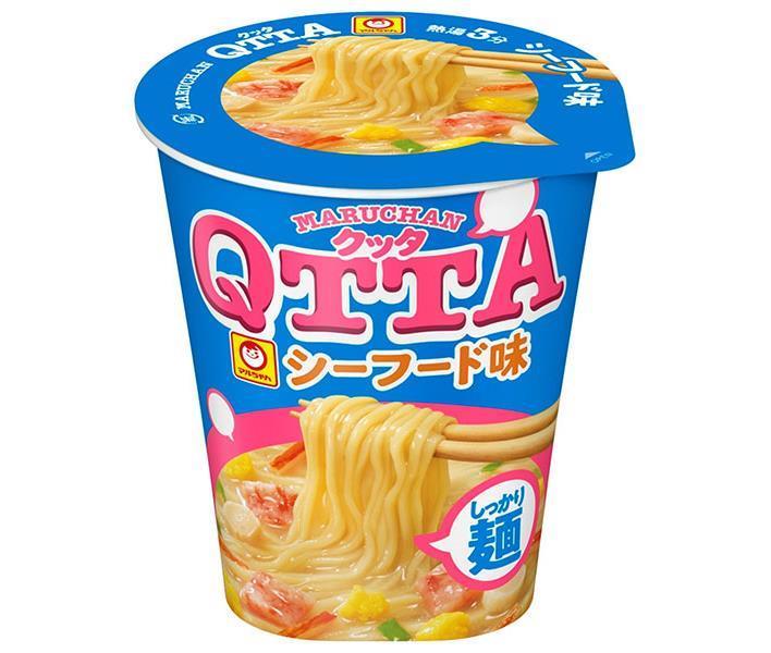 東洋水産 MARUCHAN QTTA(マルチャン クッタ) シーフード味 75g×12個入｜ 送料無料 インスタント カップ麺 ラーメン シーフード