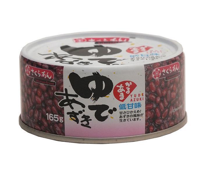 谷尾食糧工業 ゆであずき低甘味 缶切不要 165g缶×24個入｜ 送料無料 お菓子 和菓子 あずき 小豆 缶詰 ..