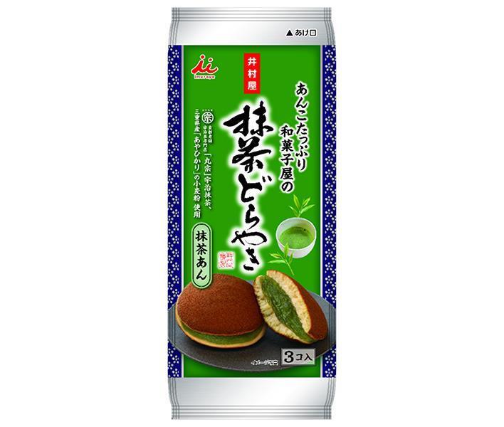 井村屋 あんこたっぷり和菓子屋の抹茶どら焼 3個×12(6×2)袋入｜ 送料無料 焼き菓子 和菓子 お菓子 おやつ