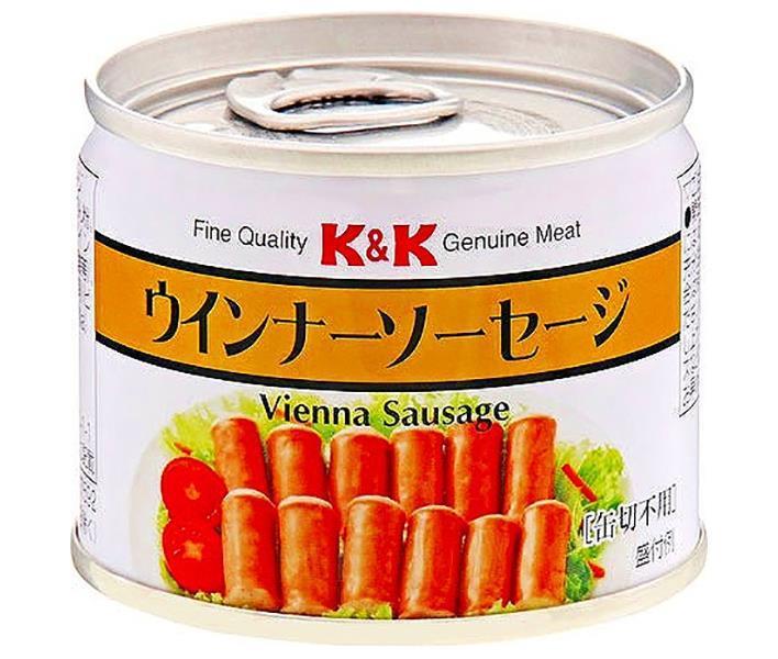 【送料無料・メーカー/問屋直送品・代引不可】国分 K&K ウインナーソーセージ EO 8号缶 105g×6個入｜ 缶詰 おつまみ おかずのサムネイル
