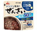 井村屋 レンジで簡単 糖質50％オフ ぜんざい 150g×30(5×6)袋入｜ 送料無料 和菓子 小豆 簡単調理 ぜんざい