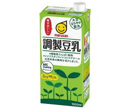 マルサンアイ 調製豆乳 1000ml紙パック×6本入｜ 送料無料 紙パック 豆乳 豆乳飲料