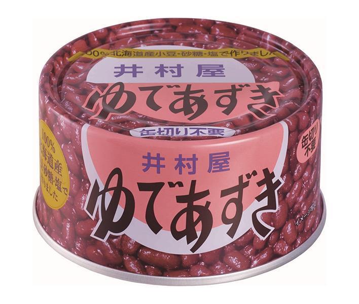 井村屋 北海道 ゆであずき 200g×24個入×(2ケース)｜ 送料無料 一般食品 保存食 缶 小豆