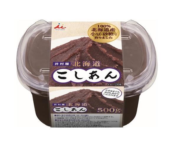 井村屋 北海道こしあん 500g×6個入｜ 送料無料 あんこ お菓子 和菓子 製菓材料