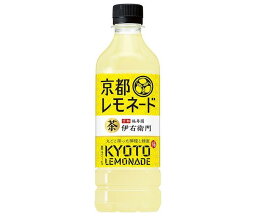 サントリー 伊右衛門 京都レモネード 525mlペットボトル×24本入×(2ケース)｜ 送料無料 茶飲料 果汁飲料 緑茶 レモン はちみつ さっぱり PET