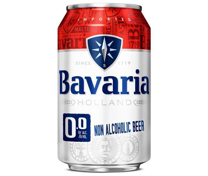 ババリア Bavaria0.0% ノンアルコールビール 330g缶×24本入| 送料無料 炭酸飲料 アルコールゼロ ババリア