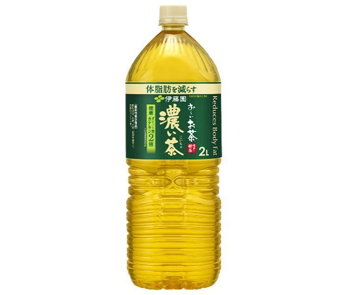 伊藤園 お〜いお茶 濃い茶 2Lペットボトル×6本入｜ 送料無料 茶飲料 緑茶 2000ml PET おーいお茶