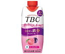 森永乳業 TBC 1日分の鉄分 ピーチミックス 330ml紙パック×12本入×(2ケース)｜ 送料無料 ピーチ 桃 もも tbc ヒアルロン酸 低カロリー