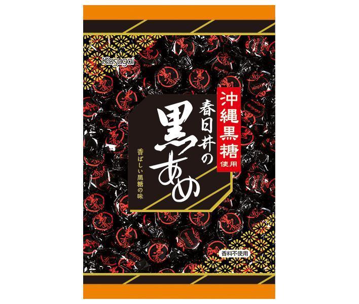 楽天ドリンクマーケット【送料無料・メーカー/問屋直送品・代引不可】春日井製菓 黒あめ 345g×10袋入｜ お菓子 飴・キャンディー 袋 黒飴