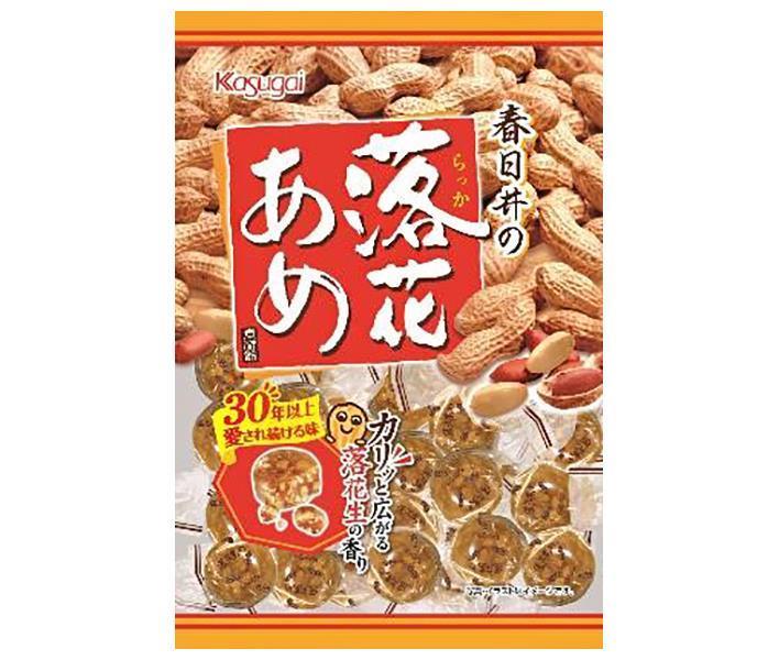 【送料無料 メーカー/問屋直送品 代引不可】春日井製菓 落花あめ 134g×12袋入｜ お菓子 飴 キャンディー 袋