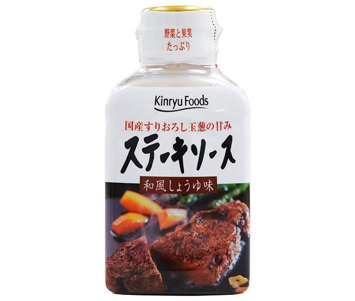 キンリューフーズ ステーキソース 和風醤油味 220gペットボトル×12本入｜ 送料無料 ソース 調味料 肉料理 ステーキ