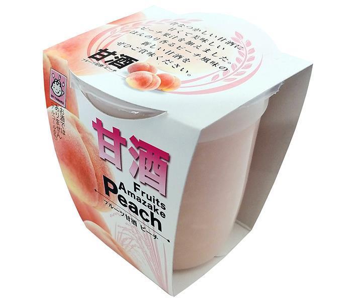 ヤマク食品 フルーツ甘酒 ピーチ 180g×12個入×(2ケース)｜ 送料無料 あまざけ 甘酒 ストレートタイプ ..