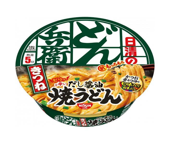 日清食品 日清のどん兵衛 きつね焼うどん 105g×12個入｜ 送料無料 カップ麺 インスタント麺 焼うどん