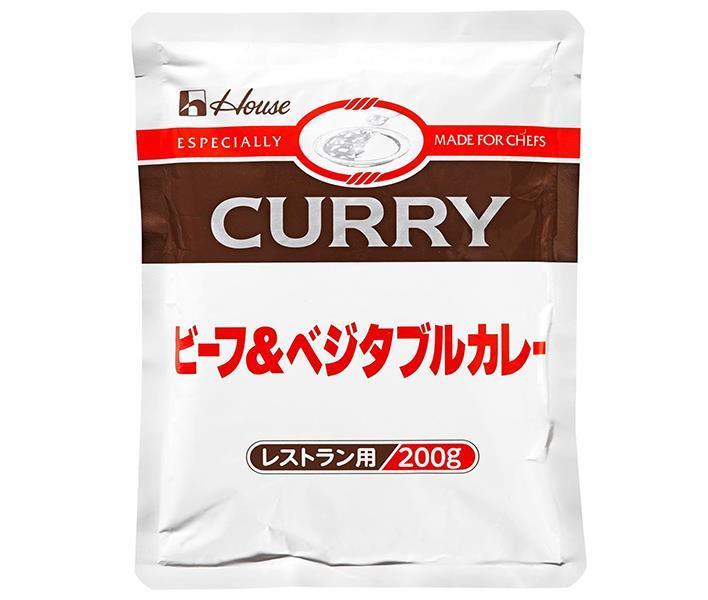 ハウス食品 ビーフ＆ベジタブルカレー 200g×30袋入×(2ケース)｜ 送料無料 カレー レトルト 野菜カレー ..