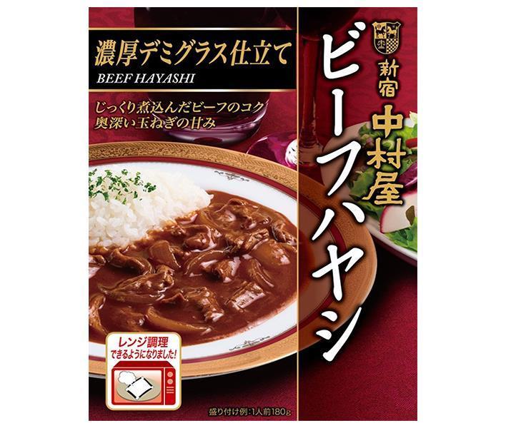 JANコード:4904110094385 原材料 玉ねぎ(中国産、国産)、牛肉、デミグラスソース、発酵調味液、トマトケチャップ、小麦粉、食用油脂(牛脂、ラード)、砂糖、ビーフエキス調味料、バター、ローストオニオンペースト、ワインシラップ、食塩、濃縮トマト、ポークブイヨン、赤ワイン、にんにくペースト、香辛料/増粘剤(加工でん粉)、着色料(カラメル)、調味料(アミノ酸等)、(一部に乳成分・小麦・牛肉・大豆・豚肉・ゼラチンを含む) 栄養成分 (1食分(180g)当たり)エネルギー285kcal、たんぱく質7.6g、脂質20.2g、炭水化物18.2g、食塩相当量2.2g 内容 カテゴリ：一般食品、カレー、レトルトサイズ：170〜230(g,ml) 賞味期間 (メーカー製造日より)12ヶ月 名称 ハヤシ 保存方法 直射日光をさけ、常温で保存してください。 備考 製造者:株式会社中村屋東京都新宿区新宿3-26-13 ※当店で取り扱いの商品は様々な用途でご利用いただけます。 御歳暮 御中元 お正月 御年賀 母の日 父の日 残暑御見舞 暑中御見舞 寒中御見舞 陣中御見舞 敬老の日 快気祝い 志 進物 内祝 %D御祝 結婚式 引き出物 出産御祝 新築御祝 開店御祝 贈答品 贈物 粗品 新年会 忘年会 二次会 展示会 文化祭 夏祭り 祭り 婦人会 %Dこども会 イベント 記念品 景品 御礼 御見舞 御供え クリスマス バレンタインデー ホワイトデー お花見 ひな祭り こどもの日 %Dギフト プレゼント 新生活 運動会 スポーツ マラソン 受験 パーティー バースデー 類似商品はこちら新宿中村屋 ビーフハヤシ 濃厚デミグラス仕立て2,370円新宿中村屋 インドカリー 濃厚ビーフ 180g4,071円新宿中村屋 インドカリー 濃厚ビーフ 180g2,419円中村屋 新宿中村屋 欧風ビーフカリー コク香る4,006円中村屋 新宿中村屋 欧風ビーフカリー コク香る2,386円中村屋 新宿中村屋 純欧風ビーフカリー クリー5,086円中村屋 新宿中村屋 純欧風ビーフカリー クリー2,926円新宿中村屋 THE 濃厚 リッチスパイシーカリ3,466円新宿中村屋 THE 濃厚 リッチマイルドカリー3,466円新着商品はこちら2024/5/19伊藤園 ニッポンエール 山形県産さくらんぼ 53,164円2024/5/18伊藤園 お～いお茶 緑茶 330ml紙パック×2,309円2024/5/18伊藤園 お～いお茶 緑茶 330ml紙パック×3,851円ショップトップ&nbsp;&gt;&nbsp;カテゴリトップ&nbsp;&gt;&nbsp;メーカー&nbsp;&gt;&nbsp;ナ行&nbsp;&gt;&nbsp;中村屋ショップトップ&nbsp;&gt;&nbsp;カテゴリトップ&nbsp;&gt;&nbsp;メーカー&nbsp;&gt;&nbsp;ナ行&nbsp;&gt;&nbsp;中村屋2024/05/19 更新 類似商品はこちら新宿中村屋 ビーフハヤシ 濃厚デミグラス仕立て2,370円新宿中村屋 インドカリー 濃厚ビーフ 180g4,071円新宿中村屋 インドカリー 濃厚ビーフ 180g2,419円新着商品はこちら2024/5/19伊藤園 ニッポンエール 山形県産さくらんぼ 53,164円2024/5/18伊藤園 お～いお茶 緑茶 330ml紙パック×2,309円2024/5/18伊藤園 お～いお茶 緑茶 330ml紙パック×3,851円