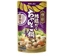 モランボン 横綱 地鶏だしちゃんこ鍋用スープ 醤油味 750g×10袋入×(2ケース)| 送料無料 調味料 ストレート 鍋スープ