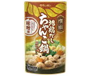 モランボン 横綱 地鶏だしちゃんこ鍋用スープ 味噌味 750g×10袋入| 送料無料 調味料 ストレート 鍋スープ