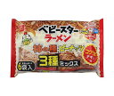 おやつカンパニー ベビースターラーメン 柿の種3種ミックス コクうまチキン味6袋入 132g(22g×6)×15袋入｜ 送料無料 お菓子 スナック菓子ベビースター 個包装 6P