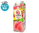 【チルド(冷蔵)商品】スジャータ のむ果実 白桃ミックス 900ml紙パック×12本入｜ 送料無料 ジュース ピーチ 桃 白桃 ミックスジュース