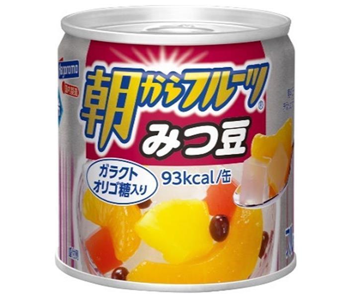 はごろもフーズ 朝からフルーツ みつ豆 190g缶×24個入×(2ケース)｜ 送料無料 缶詰 フルーツ 果物 蜜豆