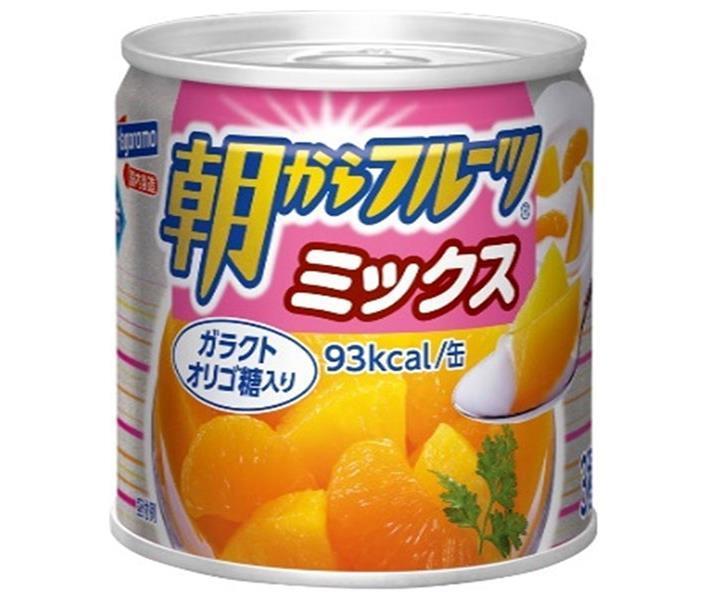 はごろもフーズ 朝からフルーツ ミックス 190g缶×24個入｜ 送料無料 缶詰 果物 みかん パイン パイナッ..