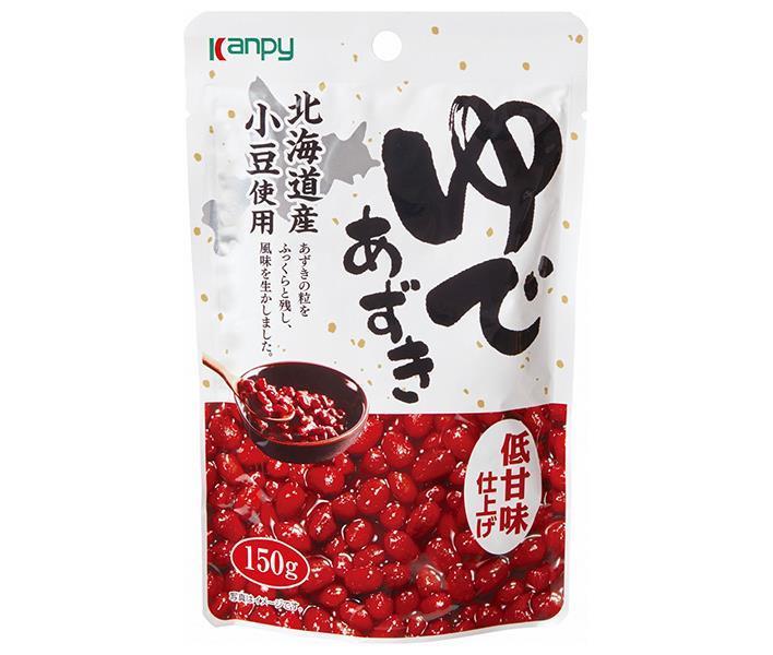 カンピー 北海道ゆであずき 低甘味仕上げ 150g×12袋入×(2ケース)｜ 送料無料 あずき ゆであずき 甘さひ..