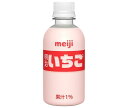 【送料無料・メーカー/問屋直送品・代引不可】明治 いちご 220mlペットボトル×24本入×(2ケース)| 乳飲料 いちごオレ