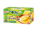 味の素 クノール カップスープ コーンクリーム (塩分カット) (18.9g×30袋)×1箱入｜ 送料無料 コーン コーンクリーム スープ 塩分カット