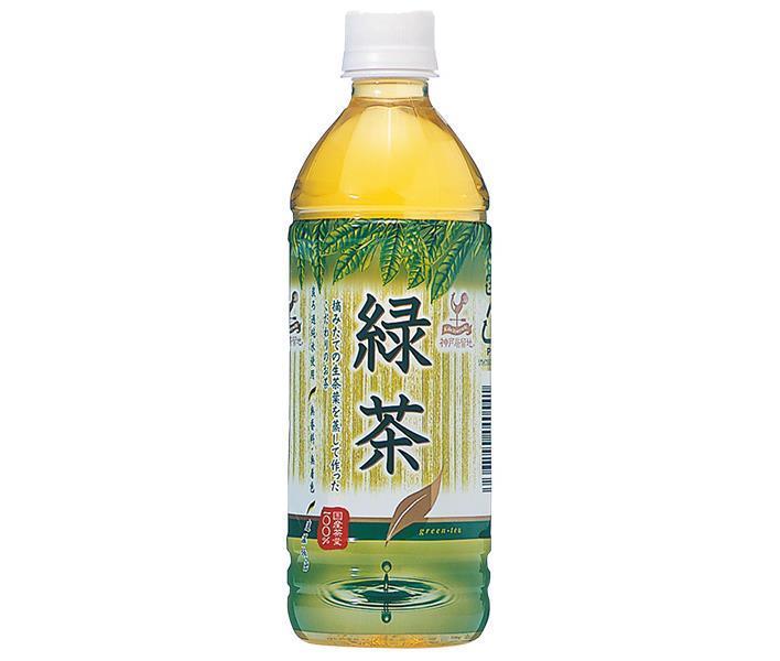 富永貿易 神戸居留地 緑茶 500mlペットボトル×24本入｜ 送料無料 茶飲料 お茶 緑茶 PET