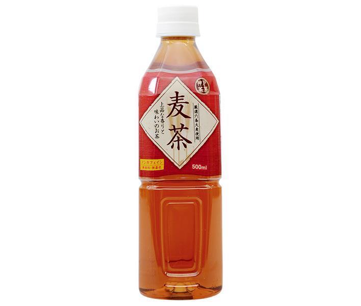 富永貿易 神戸茶房 麦茶 500mlペットボトル×24本入｜ 送料無料 茶飲料 お茶 麦茶 PET