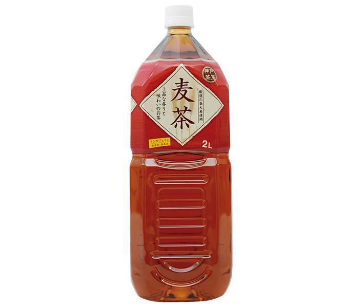 富永貿易 神戸茶房　麦茶 2Lペットボトル×6本入｜ 送料無料 むぎ茶 2L 2l PET お茶 清涼飲料水 神戸 茶房