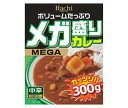 ハチ食品 メガ盛りカレー 中辛 300g×20(10×2)個入| 送料無料 レトルトカレー カレー レトルト