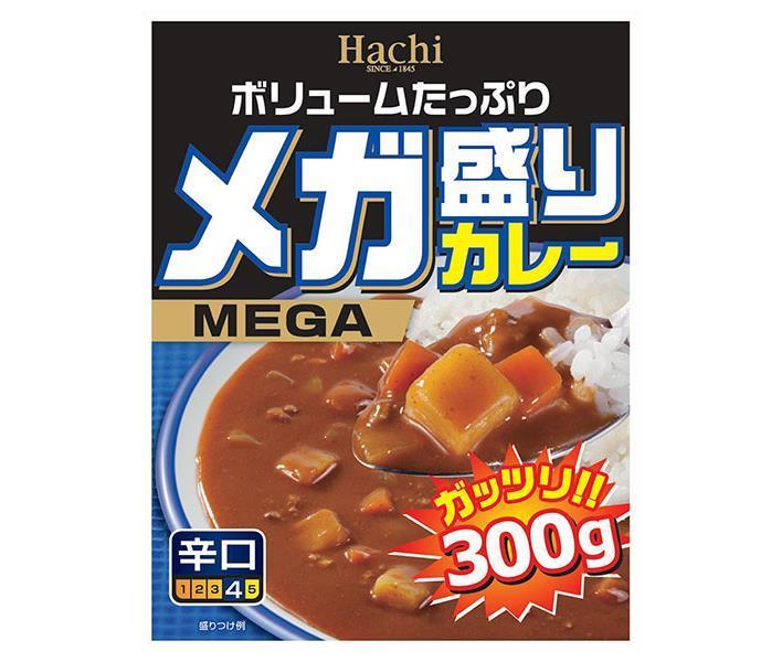 ハチ食品 メガ盛りカレー 辛口 300g×20(10×2)個入｜ 送料無料 レトルトカレー カレー レトルト