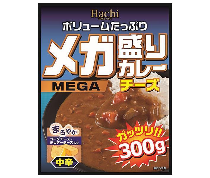 ハチ食品 メガ盛りカレー チーズ 300g×20(10×2)個入×(2ケース)｜ 送料無料 レトルト食品 カレー