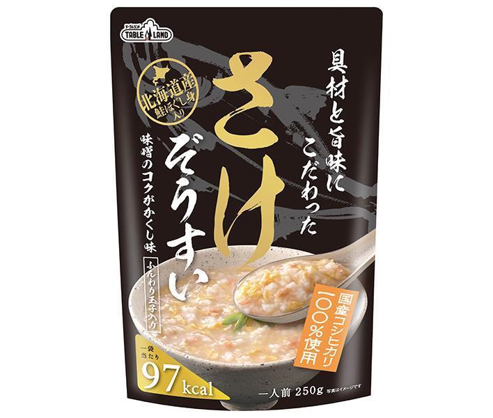 JANコード:4902887038052 原材料 精白米（国産）、鮭、鶏卵、みそ（大豆を含む）、白菜エキス、鮭エキス、砂糖、しょうゆ（小麦・大豆を含む）、酵母エキス、食塩、昆布エキス／増粘剤（加工でん粉）、調味料（アミノ酸等）、酸味料 栄養成分 (1袋(250g)当たり)エネルギー97kcal、たんぱく質4.5g、脂質1.8g、炭水化物15.8mg、食塩相当量1.3g 内容 カテゴリ：一般食品、レトルト食品、ご飯、レトルトパウチ、袋サイズ：235〜365(g,ml) 賞味期間 （メーカー製造日より）18ヶ月 名称 米飯類（ぞうすい） 保存方法 直射日光を避け、常温で保存してください。 備考 販売者:丸善食品工業株式会社長野県千曲市大字寂蒔880 ※当店で取り扱いの商品は様々な用途でご利用いただけます。 御歳暮 御中元 お正月 御年賀 母の日 父の日 残暑御見舞 暑中御見舞 寒中御見舞 陣中御見舞 敬老の日 快気祝い 志 進物 内祝 %D御祝 結婚式 引き出物 出産御祝 新築御祝 開店御祝 贈答品 贈物 粗品 新年会 忘年会 二次会 展示会 文化祭 夏祭り 祭り 婦人会 %Dこども会 イベント 記念品 景品 御礼 御見舞 御供え クリスマス バレンタインデー ホワイトデー お花見 ひな祭り こどもの日 %Dギフト プレゼント 新生活 運動会 スポーツ マラソン 受験 パーティー バースデー 類似商品はこちら丸善食品工業 テーブルランド 具材と旨味にこだ4,849円丸善食品工業 テーブルランド 具材と旨味にこだ4,849円丸善食品工業 テーブルランド 具材と旨味にこだ8,931円丸善食品工業 テーブルランド 具材と旨味にこだ4,849円丸善食品工業 テーブルランド 具材と旨味にこだ4,849円丸善食品工業 テーブルランド 具材と旨味にこだ8,931円丸善食品工業 テーブルランド 具材と旨味にこだ8,931円丸善食品工業 テーブルランド 具材と旨味にこだ4,849円丸善食品工業 テーブルランド 具材と旨味にこだ8,931円新着商品はこちら2024/5/19伊藤園 ニッポンエール 山形県産さくらんぼ 53,164円2024/5/18伊藤園 お～いお茶 緑茶 330ml紙パック×2,309円2024/5/18伊藤園 お～いお茶 緑茶 330ml紙パック×3,851円ショップトップ&nbsp;&gt;&nbsp;カテゴリトップ&nbsp;&gt;&nbsp;メーカー&nbsp;&gt;&nbsp;マ行&nbsp;&gt;&nbsp;丸善食品工業ショップトップ&nbsp;&gt;&nbsp;カテゴリトップ&nbsp;&gt;&nbsp;メーカー&nbsp;&gt;&nbsp;マ行&nbsp;&gt;&nbsp;丸善食品工業2024/05/19 更新 類似商品はこちら丸善食品工業 テーブルランド 具材と旨味にこだ4,849円丸善食品工業 テーブルランド 具材と旨味にこだ4,849円丸善食品工業 テーブルランド 具材と旨味にこだ8,931円新着商品はこちら2024/5/19伊藤園 ニッポンエール 山形県産さくらんぼ 53,164円2024/5/18伊藤園 お～いお茶 緑茶 330ml紙パック×2,309円2024/5/18伊藤園 お～いお茶 緑茶 330ml紙パック×3,851円