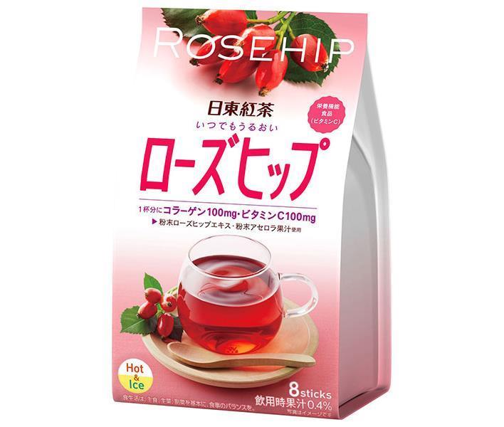 三井農林 日東紅茶 いつでもうるおいローズヒップ (11g×8本)×24(6×4)袋入｜ 送料無料 ローズヒップティー スティック インスタント 粉末