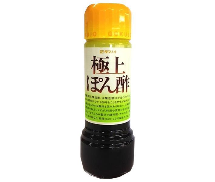 タマノイ酢 極上ぽん酢 185ml瓶×24(12×2)本入｜ 送料無料 調味料 ポン酢