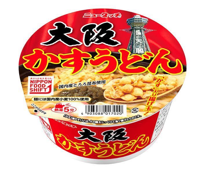 ヤマダイ ニュータッチ 大阪かすうどん 100g 12個入｜ 送料無料 インスタント食品 カップ麺 即席めん うどん