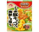 味の素 CookDo(クックドゥ) きょうの大皿 とろ卵豚キャベツ用 海鮮うま塩炒め 100g×10個入×(2ケース)| 送料無料 中華料理 調味料