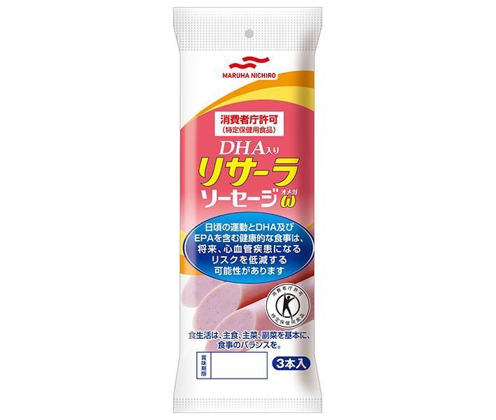 販売元：マルハニチロ株式会社 商品区分：特定保健用食品 広告文責：株式会社のぞみマーケット 電話番号:072-521-3222 製造国：日本JANコード:4901901005384 原材料 魚肉(輸入)、結着材料(でん粉(コーンスターチ)、植物性たん白(小麦、大豆)、ゼラチン)、DHA含有精製魚油、たまねぎ、食塩、砂糖、香辛料/調味料(アミノ酸等)、くん液、着色料(クチナシ、カロチノイド)、酸化防止剤(V.E)、(一部に小麦・大豆・ゼラチンを含む) 栄養成分 (1本(50g)あたり)エネルギー88kcal、水分33g、たんぱく質5.2g、脂質4.8g、炭水化物5.9mg、食塩相当量0.9g、灰分1.1g、ナトリウム356mg 内容 カテゴリ:一般食品、ソーセージサイズ:165以下(g,ml) 賞味期間 (メーカー製造日より)3ヶ月 名称 魚肉ソーセージ 保存方法 直射日光を避け常温または冷所で保存して下さい。 備考 販売者:マルハニチロ株式会社東京都江東区豊洲3-2-20 ※当店で取り扱いの商品は様々な用途でご利用いただけます。 御歳暮 御中元 お正月 御年賀 母の日 父の日 残暑御見舞 暑中御見舞 寒中御見舞 陣中御見舞 敬老の日 快気祝い 志 進物 内祝 %D御祝 結婚式 引き出物 出産御祝 新築御祝 開店御祝 贈答品 贈物 粗品 新年会 忘年会 二次会 展示会 文化祭 夏祭り 祭り 婦人会 %Dこども会 イベント 記念品 景品 御礼 御見舞 御供え クリスマス バレンタインデー ホワイトデー お花見 ひな祭り こどもの日 %Dギフト プレゼント 新生活 運動会 スポーツ マラソン 受験 パーティー バースデー よく一緒に購入されている商品マルハニチロ DHAのチカラ フィッシュソーセ2,127円類似商品はこちらマルハニチロ リサーラソーセージω ×10袋入3,099円マルハニチロ DHA入り リサーラソーセージ 5,216円マルハニチロ DHA入り リサーラソーセージ 2,991円マルハニチロ DHA入り リサーラソーセージ 5,216円マルハニチロ DHA入り リサーラソーセージ 2,991円東洋水産 ごつ盛り ソーセージ 145g×206,080円東洋水産 ごつ盛り ソーセージ 145g×203,423円マルハニチロ DHAのチカラ フィッシュソーセ2,127円ニッスイ 毎日これ1本 EPA＋DHAソーセー6,166円新着商品はこちら2024/5/19伊藤園 ニッポンエール 山形県産さくらんぼ 53,164円2024/5/18伊藤園 お～いお茶 緑茶 330ml紙パック×2,309円2024/5/18伊藤園 お～いお茶 緑茶 330ml紙パック×3,851円ショップトップ&nbsp;&gt;&nbsp;カテゴリトップ&nbsp;&gt;&nbsp;2ケース&nbsp;&gt;&nbsp;一般食品ショップトップ&nbsp;&gt;&nbsp;カテゴリトップ&nbsp;&gt;&nbsp;2ケース&nbsp;&gt;&nbsp;一般食品2024/05/20 更新 よく一緒に購入されている商品マルハニチロ DHAのチカラ フィッシュソーセ2,127円類似商品はこちらマルハニチロ リサーラソーセージω ×10袋入3,099円マルハニチロ DHA入り リサーラソーセージ 5,216円マルハニチロ DHA入り リサーラソーセージ 2,991円新着商品はこちら2024/5/19伊藤園 ニッポンエール 山形県産さくらんぼ 53,164円2024/5/18伊藤園 お～いお茶 緑茶 330ml紙パック×2,309円2024/5/18伊藤園 お～いお茶 緑茶 330ml紙パック×3,851円