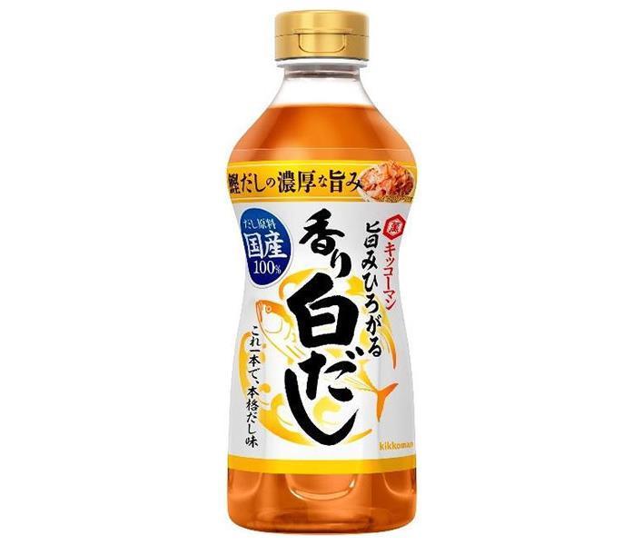 キッコーマン 旨みひろがる 香り白だし 500mlペットボトル×12本入｜ 送料無料 一般食品 調味料 だし つゆのサムネイル