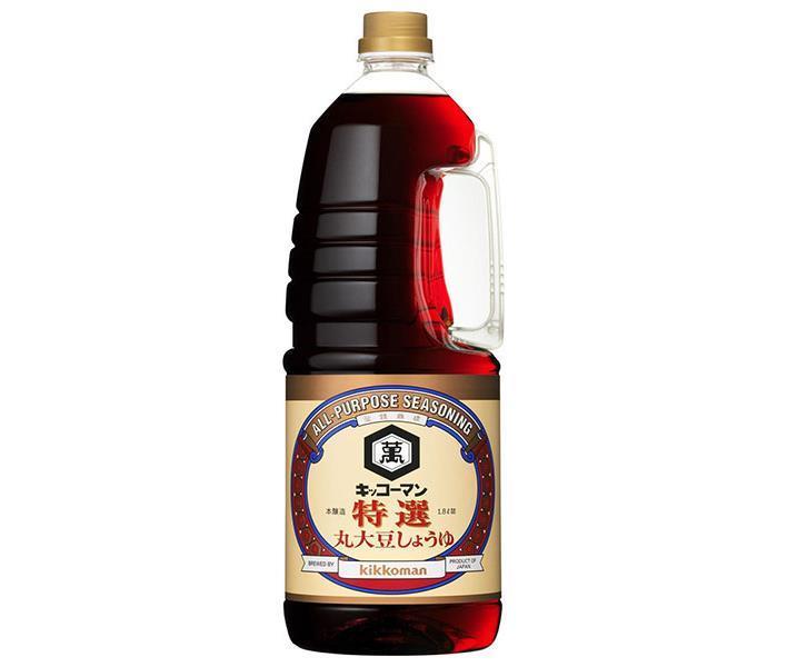 楽天ドリンクマーケットキッコーマン 特選丸大豆しょうゆ 1.8Lペットボトル×6本入×（2ケース）｜ 送料無料 調味料 濃口 醤油 業務用 ハンディペット