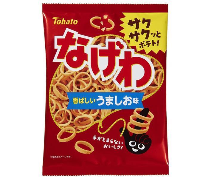 【送料無料・メーカー/問屋直送品・代引不可】東ハト なげわ うましお味 65g×12袋入｜ スナック菓子 お菓子 塩味