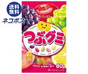 【全国送料無料】【ネコポス】春日井製菓 つぶグミ 80g×6袋入｜ お菓子 グミ 袋 硬め食感 5種のフルーツ味