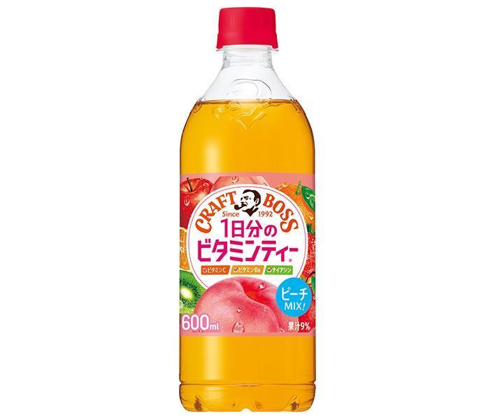 サントリー クラフトボス ビタミンティー 600mlペットボトル×24本入×(2ケース)｜ 送料無料 紅茶 フルー..