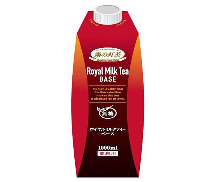 UCC 霧の紅茶 ロイヤルミルクティーベース 無糖 1000ml紙パック×12本入×(2ケース)｜ 送料無料 紅茶 業務用 ミルクティー 紙パック アッサムのサムネイル